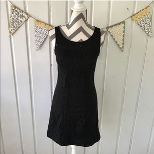 Alyn Paige New York Black Eyelet Crochet Dress